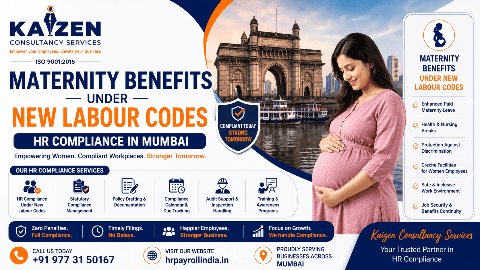 Maternity benefits under new labour code in Mumbai
